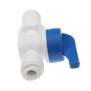 Tube Ball Valve Quick Connect Fitting 1/4-Inch Push in to 1/4-Inch Thread Connector Valve Start RO Water System
