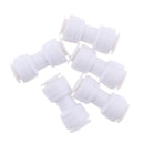 5Pieces Tube Ball Valve Quick Connect Fitting 3/8-Inch Push in Connector Valve Start RO Water System