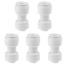 5Pieces Tube Ball Valve Quick Connect Fitting 1/4-Inch 3/8inch Push in Connector Valve Start RO Water System
