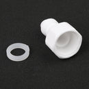 6Pieces Tube Ball Valve Quick Connect Fitting 1/4-Inch Push in to 1/2-Inch Thread Connector Valve Start RO Water System