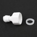 6Pieces Tube Ball Valve Quick Connect Fitting 1/4-Inch Push in to 1/2-Inch Thread Connector Valve Start RO Water System