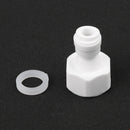 6Pieces Tube Ball Valve Quick Connect Fitting 1/4-Inch Push in to 1/2-Inch Thread Connector Valve Start RO Water System