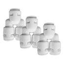 3Pieces Tube Ball Valve Quick Connect Fitting 1/4-Inch Push in Y Type Connector Valve Start RO Water System