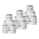 3Pieces Tube Ball Valve Quick Connect Fitting 1/4-Inch Push in Y Type Connector Valve Start RO Water System