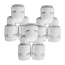 3Pieces Tube Ball Valve Quick Connect Fitting 1/4-Inch Push in Y Type Connector Valve Start RO Water System