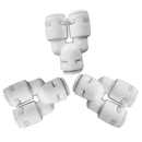 3Pieces Tube Ball Valve Quick Connect Fitting 1/4-Inch Push in Y Type Connector Valve Start RO Water System