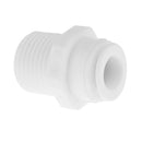 Tube Ball Valve Quick Connect Fitting 3/8-Inch Push in to 1/2-Inch Thread Connector Valve Start RO Water System