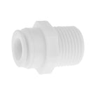 Tube Ball Valve Quick Connect Fitting 3/8-Inch Push in to 1/2-Inch Thread Connector Valve Start RO Water System