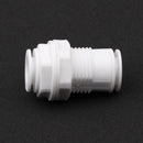 Tube Ball Valve Quick Connect Fitting 3/8-Inch Push in to 3/8-Inch Thread Connector Valve Start RO Water System