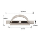 Home Furniture Cabinet Closet Decor Zinc Alloy Invisible Door Drawer Pull Handle Knob