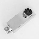 Spare Replacement Multi Function Pull Out Spout Head Shower Head Chrome Finish For Kitchen Bath Basin Sink Mixer Tap Faucet Square