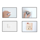 5Pieces Wall Hanging Colorful Wooden Board Glass Pudding Flower Vase Terrarium Container