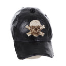 3D Skull with Cap Ornament Steampunk Cyber Goth Home Decorative Craft