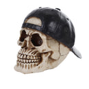 3D Skull with Cap Ornament Steampunk Cyber Goth Home Decorative Craft