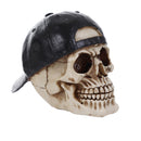 3D Skull with Cap Ornament Steampunk Cyber Goth Home Decorative Craft
