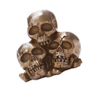 Aquarium Spooky Human Three-Skull Ornament Fish Tank Home Decorative Craft