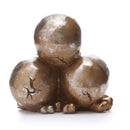 Aquarium Spooky Human Three-Skull Ornament Fish Tank Home Decorative Craft
