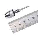 2.35mm Round Shank 0.3-4mm Keyless Drill Chuck Adaptor Converter Hand Tool