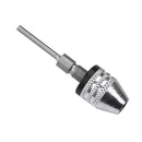 2.35mm Round Shank 0.3-4mm Keyless Drill Chuck Adaptor Converter Hand Tool