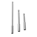 3Piece 1/4'' Hex Shank Quick Release Screwdriver Extension Bit Holder Connection Rod Adapter Sleeve 75mm/100mm/150mm