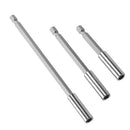 3Piece 1/4'' Hex Shank Quick Release Screwdriver Extension Bit Holder Connection Rod Adapter Sleeve 75mm/100mm/150mm