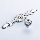119mm Diamond Shape Glass Door Knob Drawer Cabinet Home Furniture Decorative Handle Knob