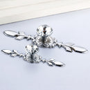 119mm Diamond Shape Glass Door Knob Drawer Cabinet Home Furniture Decorative Handle Knob