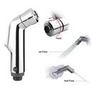 ABS Plastic Toilet Bidet Shower Head, Hot and Cold Fresh Water Sprayer Nozzle Adaptor Soft/ Jet Flow
