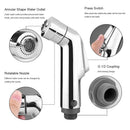 ABS Plastic Toilet Bidet Shower Head, Hot and Cold Fresh Water Sprayer Nozzle Adaptor Soft/ Jet Flow