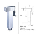 G1/2'' Handheld Bidet Toilet Sprayer Bathroom Shower Head Douche Sprinkler Nozzle Garden Water Trigger 122mm