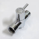 ABS Plastic Toilet Bidet Shower Head, Hot and Cold Fresh Water Sprayer Nozzle Adaptor + Brass Valve