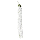 140cm Artificial Wall Hanging Vine Simulation Wisteria Flower Decor White