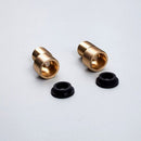 1 Pair Brass Claw Foot Bathtub Faucet Mixer 3/4 '' to 1/2'' Adjust Swing Arms
