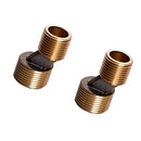 1 Pair Brass Claw Foot Bathtub Faucet Mixer 3/4 '' to 1/2'' Adjust Swing Arms