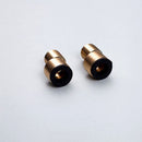 1 Pair Brass Claw Foot Bathtub Faucet Mixer 3/4 '' to 1/2'' Adjust Swing Arms