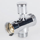 G3/4" G1/2" Brass 3-Way Shower Head Diverter Valve Tap M/F T-type Splitter