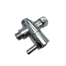 Home Bathroom 3 ways T-adapter Valve Diverter for Handheld Shower Head Bidet G3/8'' G1/2