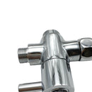 Home Bathroom 3 ways T-adapter Valve Diverter for Handheld Shower Head Bidet G3/8'' G1/2