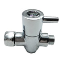Home Bathroom 3 ways T-adapter Valve Diverter for Handheld Shower Head Bidet G3/8'' G1/2