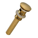 Brass Slotted Basin Sink Tap Push Pop Up Click Waste Plug For Bathroom Kitchen High Quality