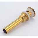Brass Slotted Basin Sink Tap Push Pop Up Click Waste Plug For Bathroom Kitchen High Quality