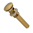 Brass Slotted Basin Sink Tap Push Pop Up Click Waste Plug For Bathroom Kitchen High Quality