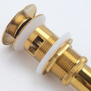 Brass Slotted Basin Sink Tap Push Pop Up Click Waste Plug For Bathroom Kitchen High Quality