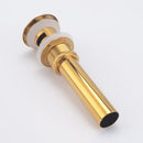 Brass Slotted Basin Sink Tap Push Pop Up Click Waste Plug For Bathroom Kitchen High Quality
