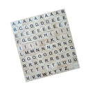 100Pieces Mixed Wooden Puzzle Tiles Letters Craft Alphabet Board Game Fun Toy Gift