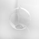 Double Opening Glass Vase Flower Pot Landscape Terrarium Container Candle Holder with Rope