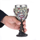 Resin Zombie Stainless Liner Insulated Goblet Beer Mug Decorative Wine Cup