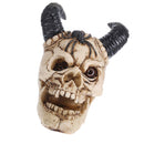3D Resin Skull Monster with Horn Spider Ornament Party Decorative Handcraft