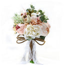 Retro Style Artificial Flowers Simulation Bride Bouquet Wedding Floral Decor