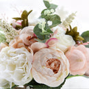 Retro Style Artificial Flowers Simulation Bride Bouquet Wedding Floral Decor